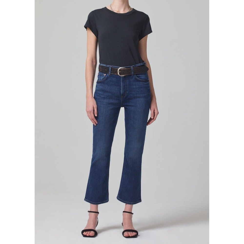 Citizens of Humanity Jeans Isola Mid Rise Cropped Boot Size 24 ($228)